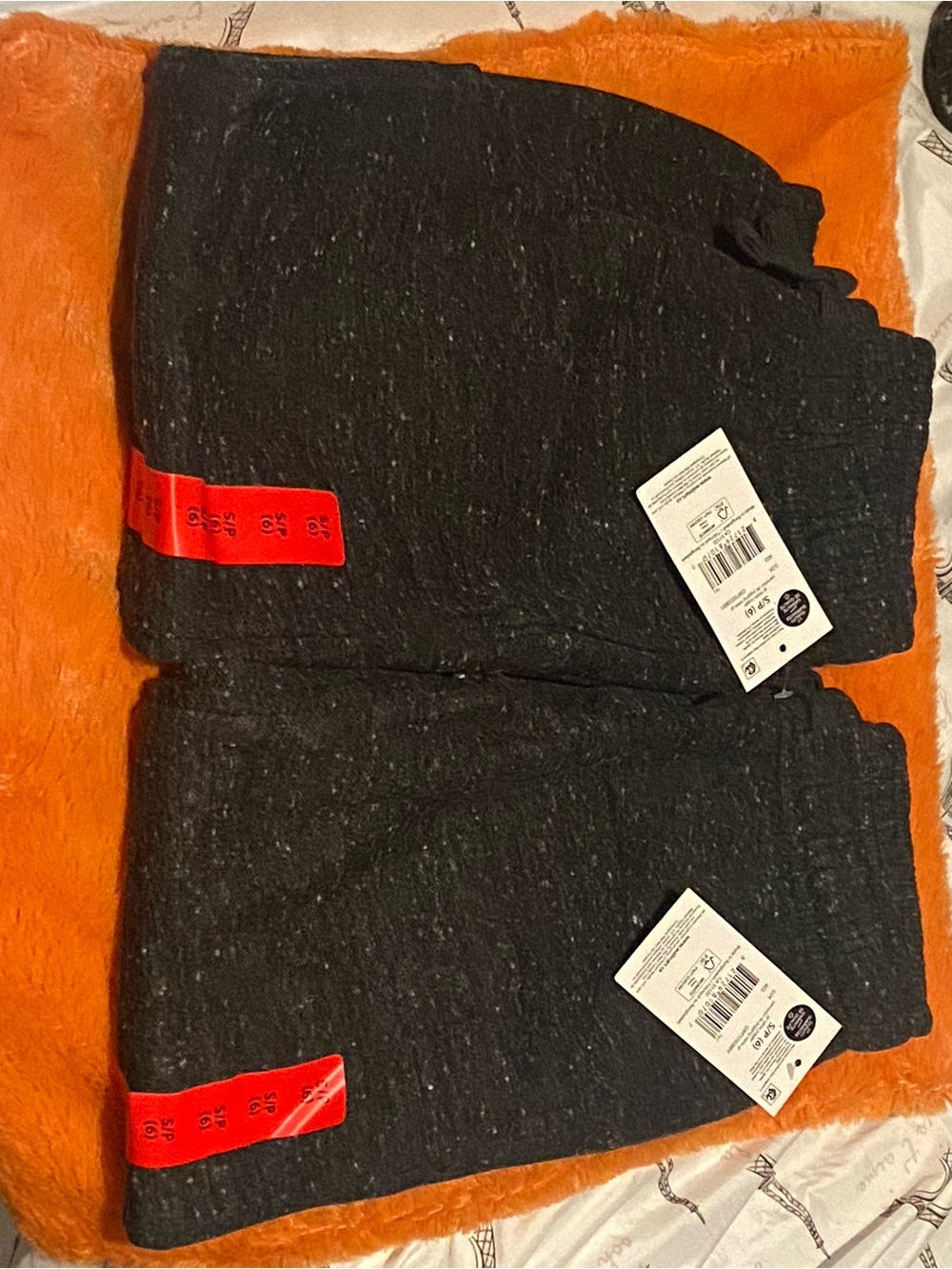 Girls Dark Gray Heather Joggers - Comfortable Everyday Wear Size Small